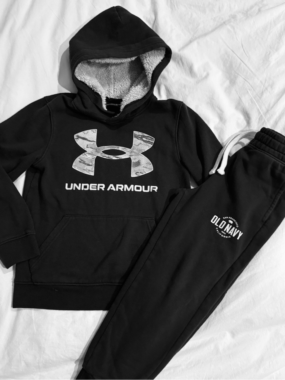Under Armour Hoodie & Old Navy Joggers